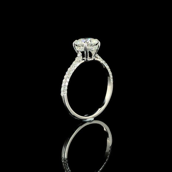 Crown of Grace Solitaire Ring