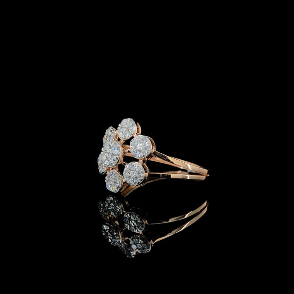 Floral Diamond Ring