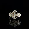 Ornate Diamond Cluster Ring