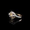 Golden Weave" Diamond Ring