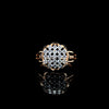Diamond Lattice Blossom Ring