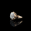 Diamond Lattice Blossom Ring