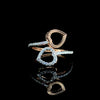 Twin Hearts Embrace Ring