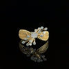 Golden Bloom Diamond Ring