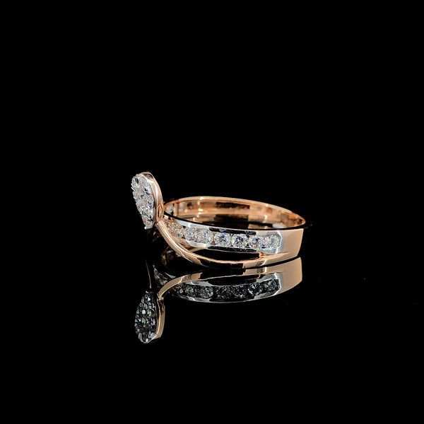 Infinite Sparkle" Two-Tone Diamond Ring
