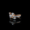 Geometric Diamond Wrap Ring