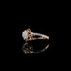 Rose Gold Diamond Flower Ring