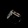 Pear-Shaped Diamond Vine Ring