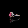 Crimson Embrace Ruby Ring