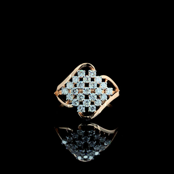 Diamond Mosaic Elegance Ring