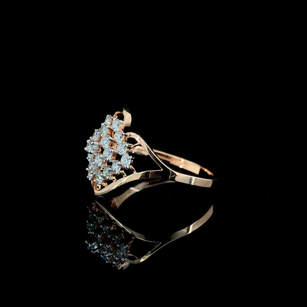 Diamond Mosaic Elegance Ring