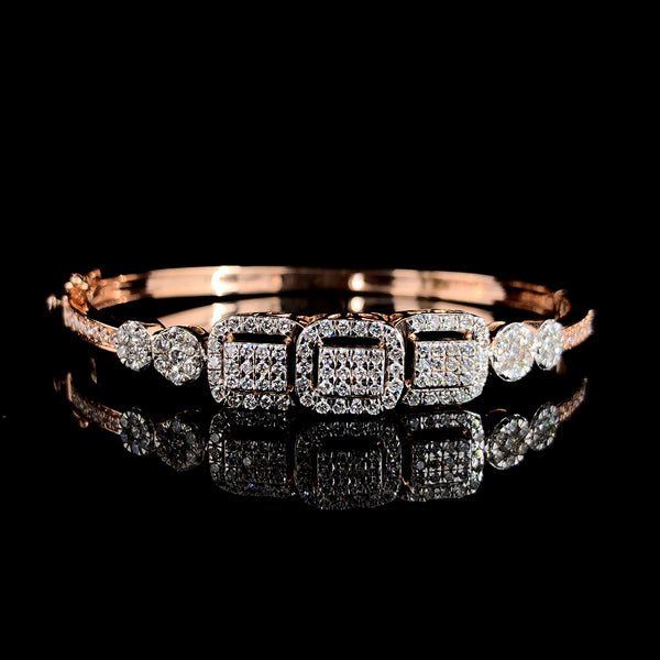 Regal Geometry Diamond Bracelet