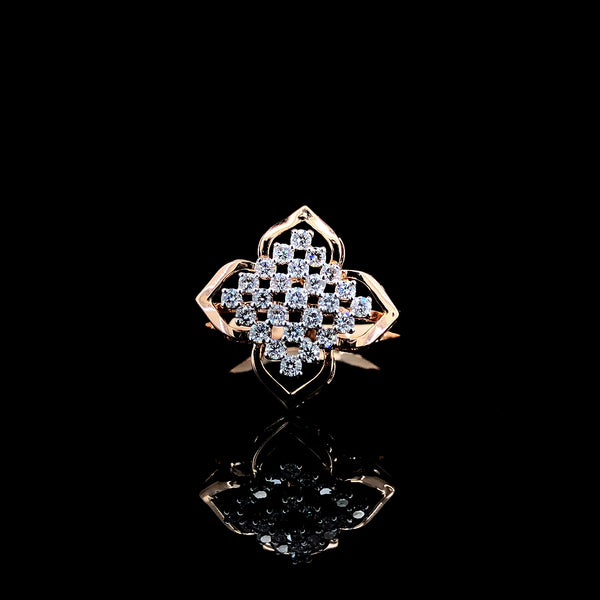 Diamond Blossom Ring