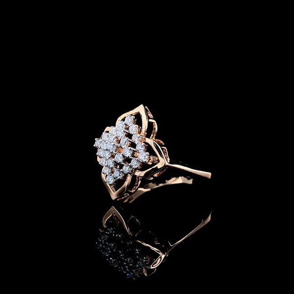 Diamond Blossom Ring
