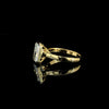 Golden Radiance Solitaire Ring