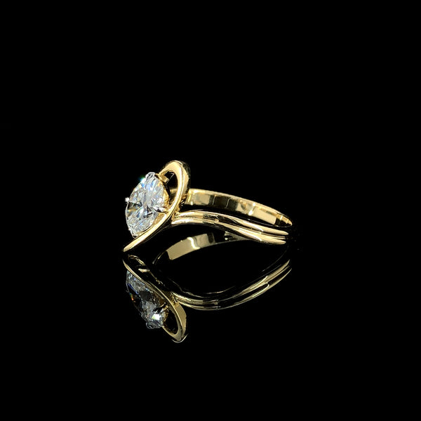 Ethereal Orbit solitaire Diamond Ring