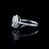 White Gold Real Diamond Lab Grown