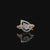Pear-Shaped Diamond Halo Ring