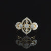Ornate Diamond Cluster Ring