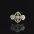 Ornate Diamond Cluster Ring