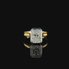Golden Radiance Solitaire Ring