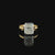 Golden Radiance Solitaire Ring