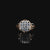 Diamond Lattice Blossom Ring