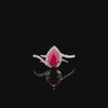 Crimson Embrace Ruby Ring
