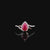 Crimson Embrace Ruby Ring