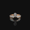Infinite Sparkle" Two-Tone Diamond Ring