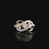 Golden Weave" Diamond Ring