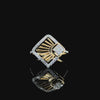 Contemporary Diamond Cocktail Ring