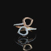 Twin Hearts Embrace Ring
