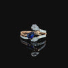 Midnight Dewdrop Ring