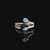 Midnight Dewdrop Ring