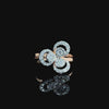 Diamond Clover Bloom Ring
